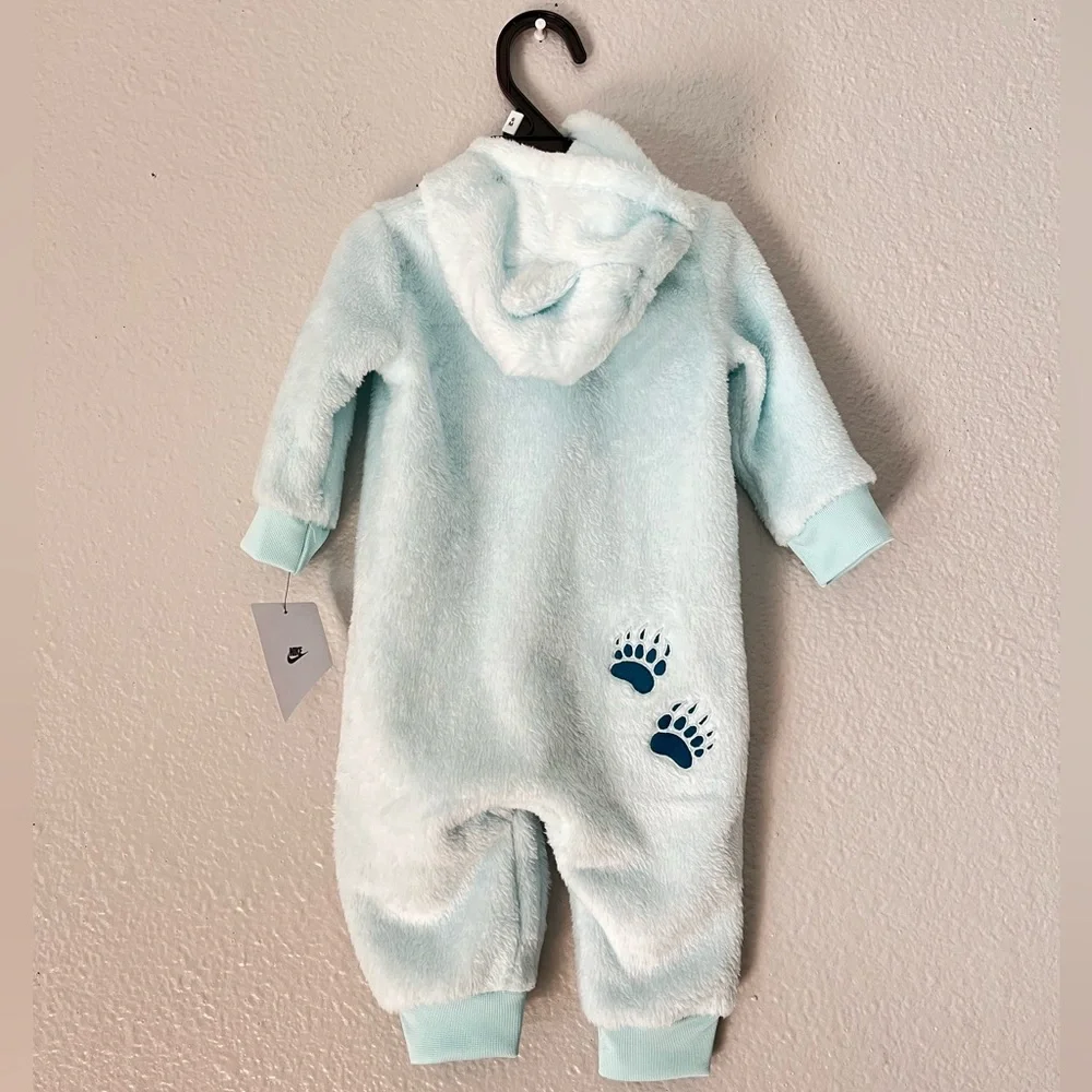 NWT Nike Baby Girl Hooded Overall Size: 6 months - Picture 2 of 4